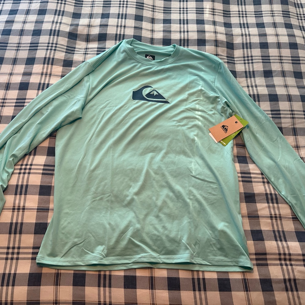 Quiksilver Solid Streak Aqua Shirt